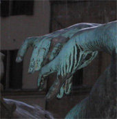 what fine marble you have ruined...